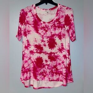 💘Pink Tie-Dye Women's Top